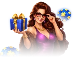 Welcome bonus banner popup character image
